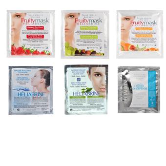 Single dose sachet masks