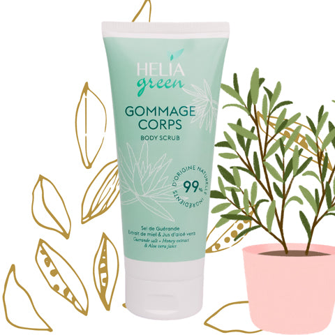 HELIAGREEN Body Scrub with Guerande Salt 200ml