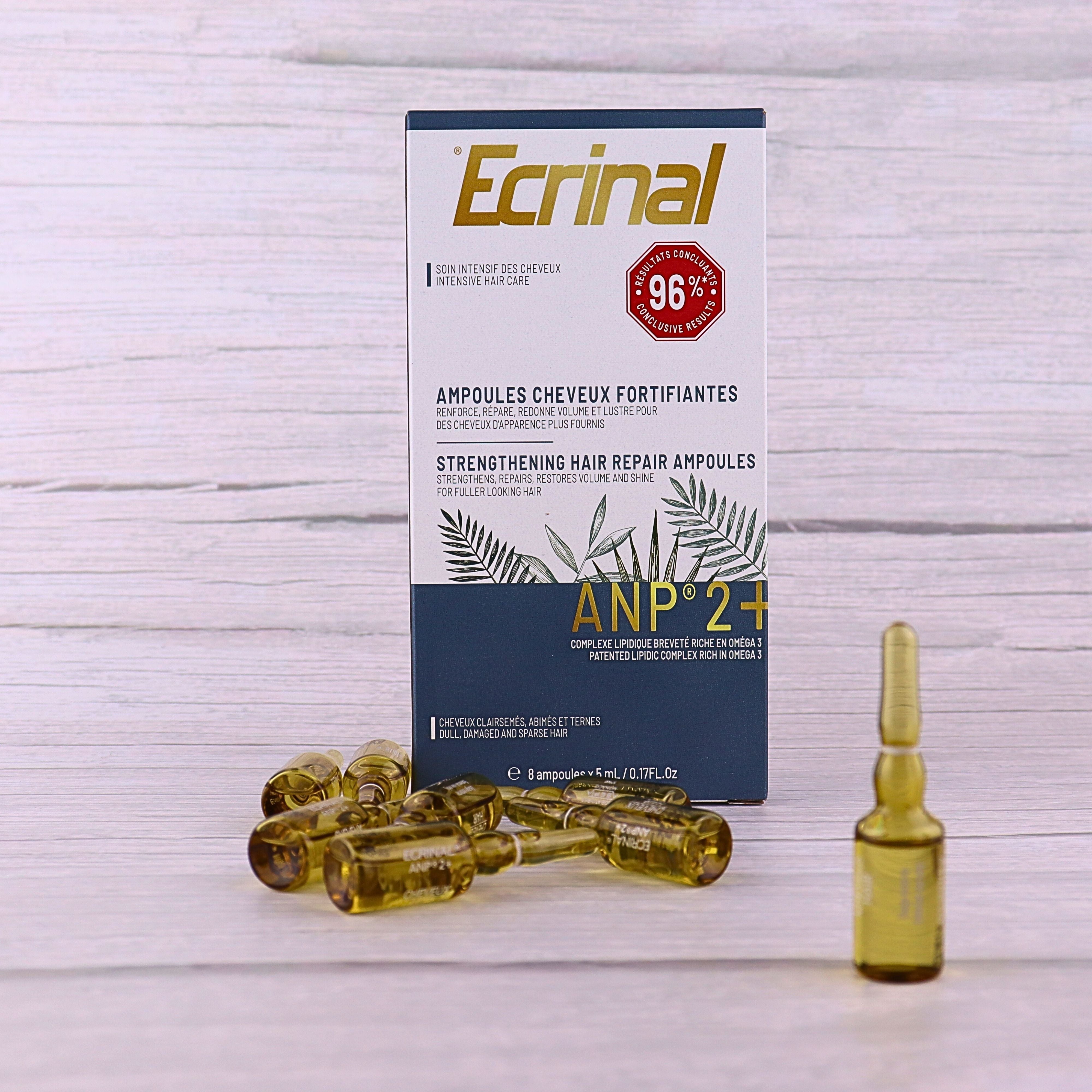 ECRINAL ANP2+ Hair Vials 8 x 5 ml - The Beauty Shoppers
