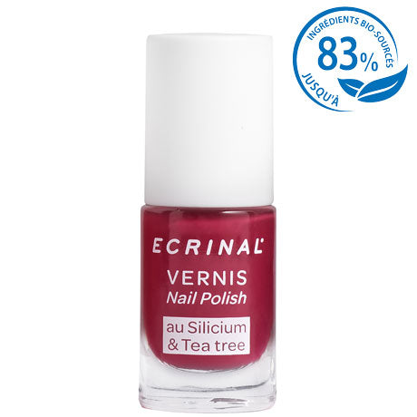 Ecrinal Silicium + Tea Tree Nail Polish 5 ml – Colour: Prune - The Beauty Shoppers