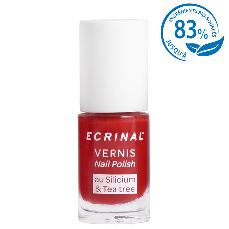 ECRINAL Vernis Silicium & Tea Tree Rouge Passion 5 ml