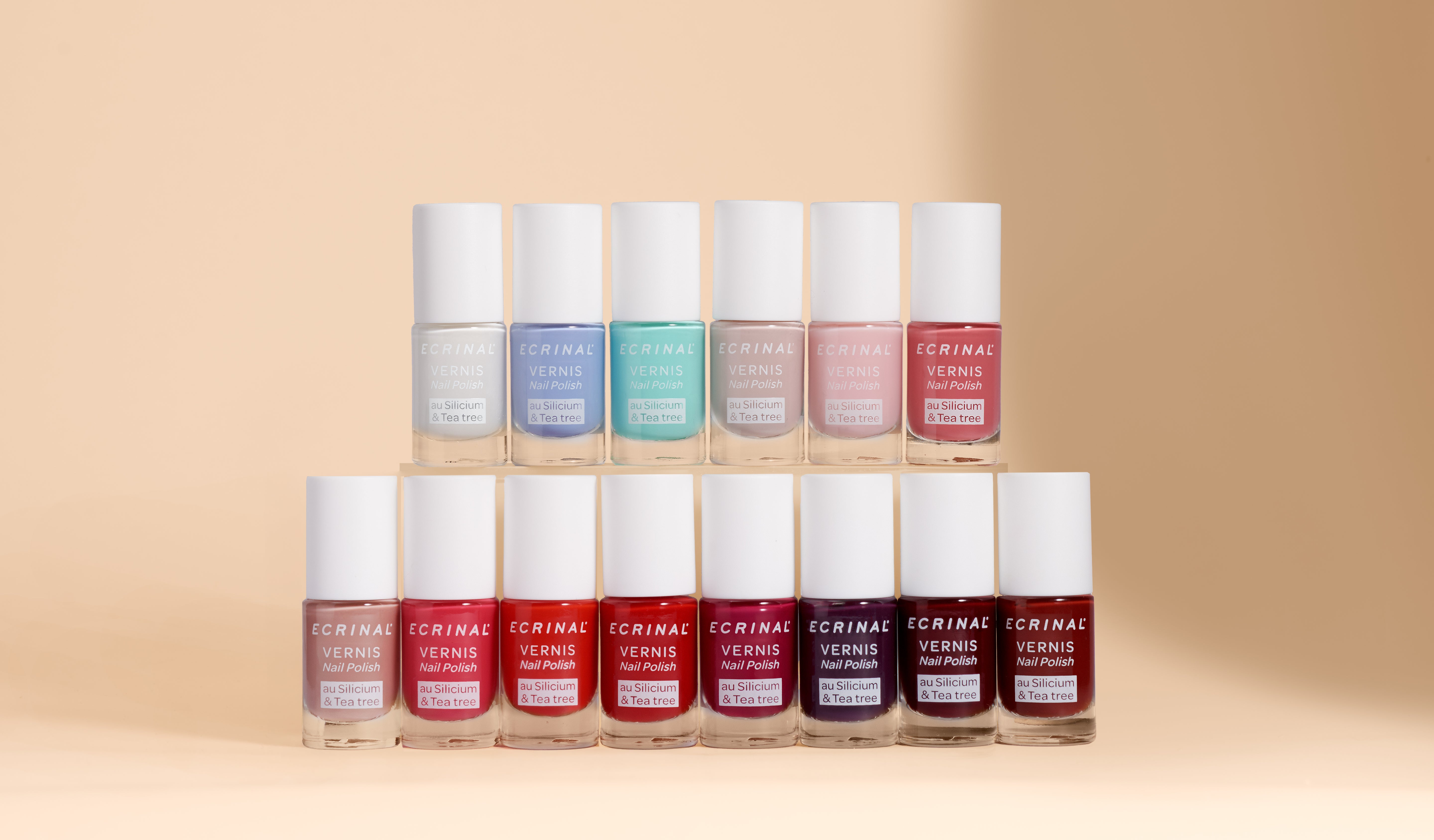 Ecrinal Silicium + Tea Tree Nail Polish 5 ml – Colour: Nude - The Beauty Shoppers