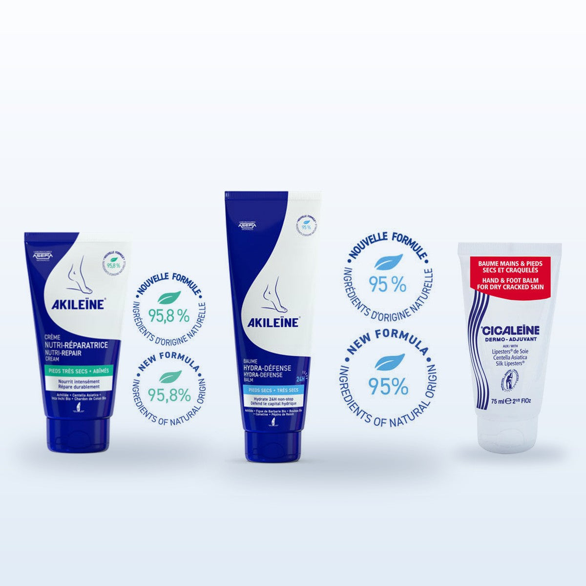 Akileine foot care, made in Monaco