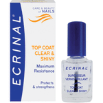 ECRINAL Clear and Shiny Strengthening Topcoat 10ml - The Beauty Shoppers