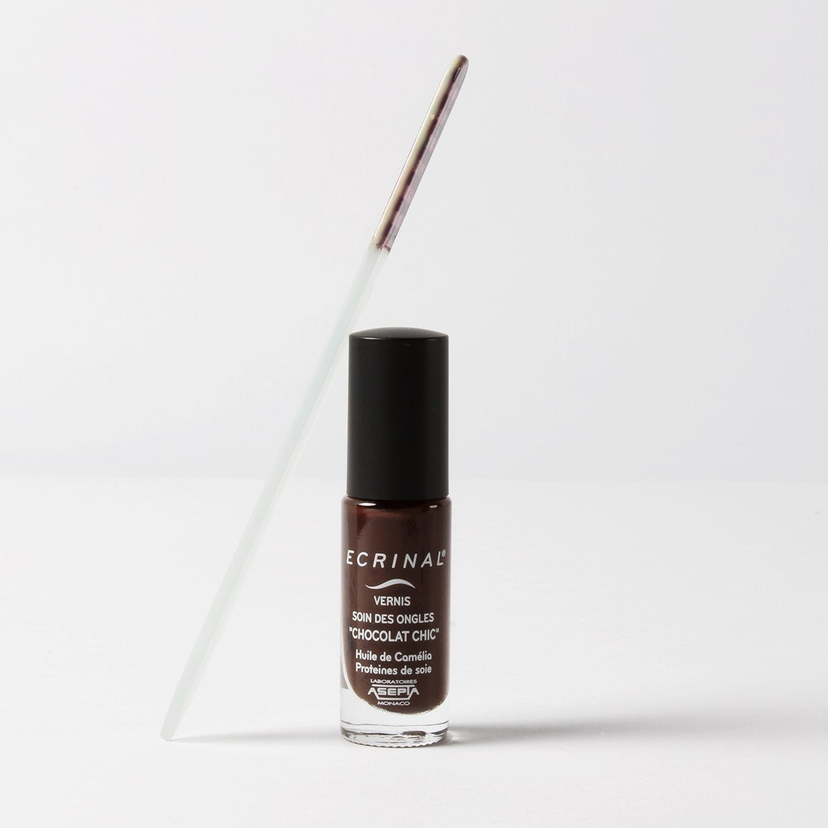 ECRINAL Gentle Nail Colour - Chocolate Brown 6ml - The Beauty Shoppers