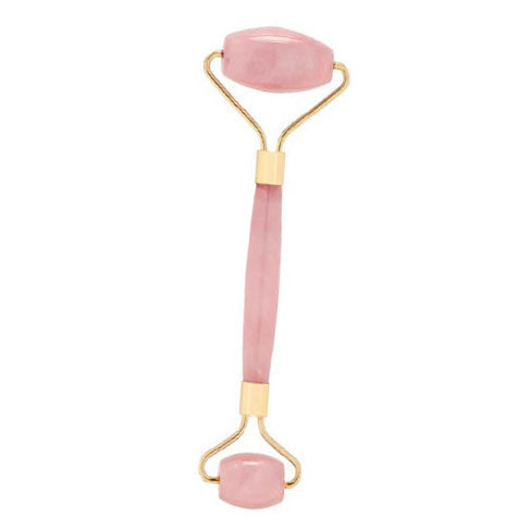 HELIABRINE Pink Quartz Facial Massage Roller - The Beauty Shoppers