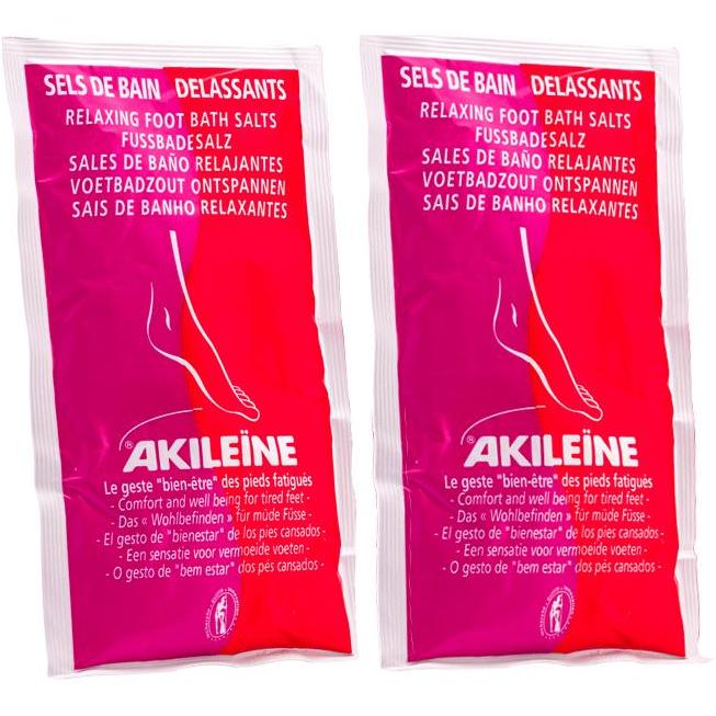 AKILEINE Foot Bath Salts 2x150g - The Beauty Shoppers
