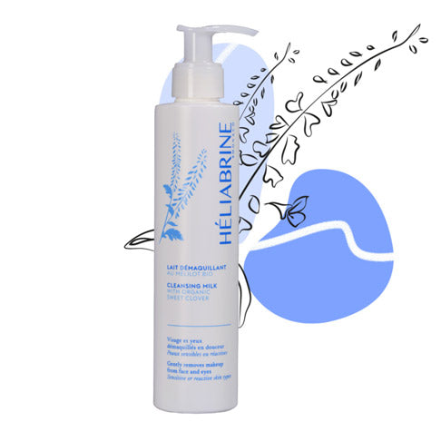 HELIABRINE Cleansing Milk with Organic Sweet Clover 200ml - The Beauty Shoppers