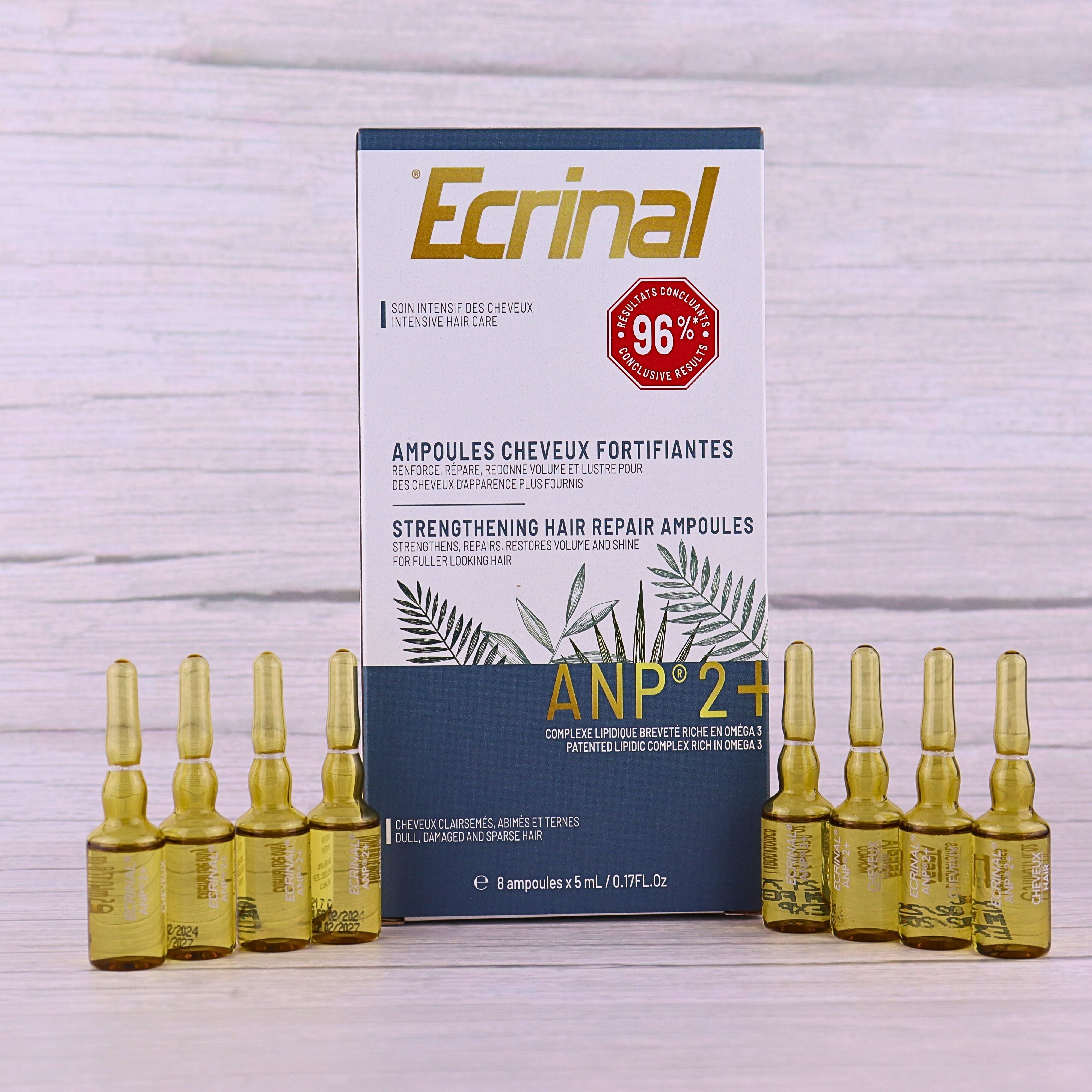 ECRINAL ANP2+ Hair Vials 8 x 5 ml - The Beauty Shoppers