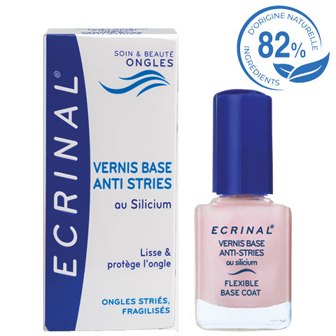 ECRINAL Vernis Base Anti-Stries 10 ml Nouvelle formule améliorée