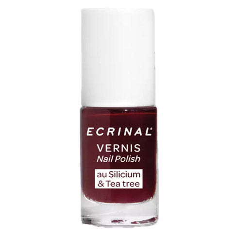 Ecrinal Silicium + Tea Tree Nail Polish 5 ml – Colour: Cherry Red