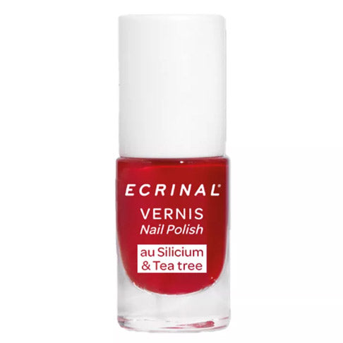 Ecrinal Silicium + Tea Tree Nail Polish 5 ml – Colour: Passion Red