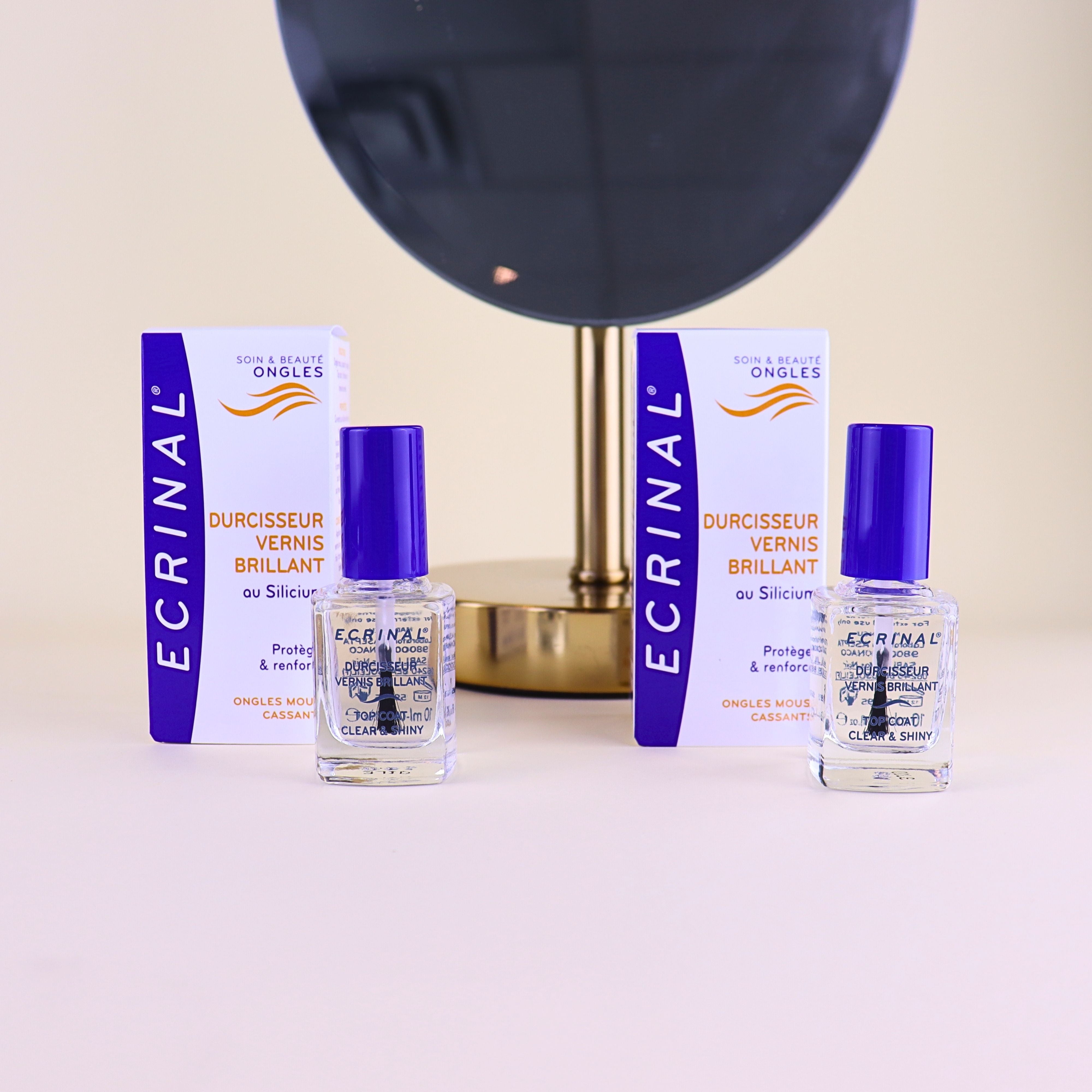 ECRINAL Clear and Shiny Strengthening Topcoat 10ml - The Beauty Shoppers