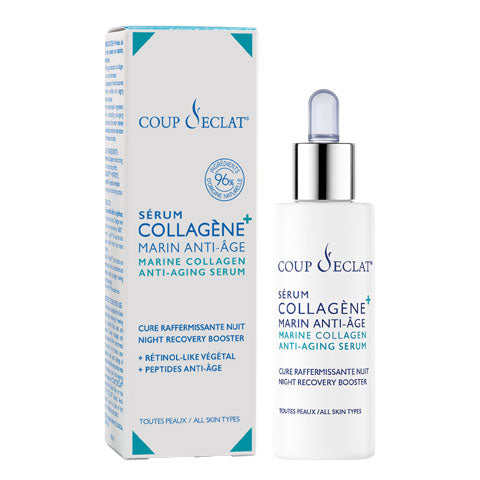 COUP D’ECLAT Sérum Collagène+ Marin Anti-Âge + Rétinol-Like Végétal 30 ml