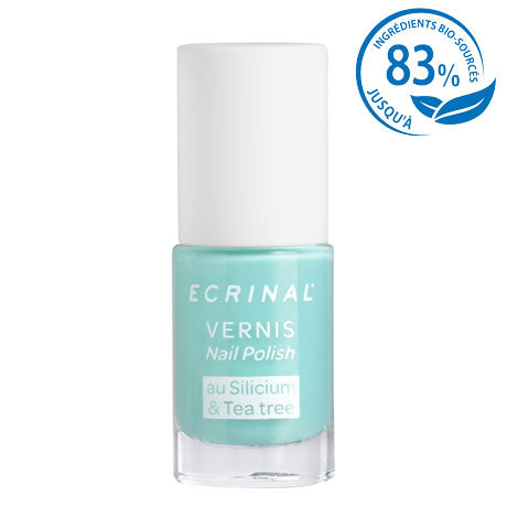 Ecrinal Silicium + Tea Tree Nail Polish 5 ml – Colour: Mint - The Beauty Shoppers