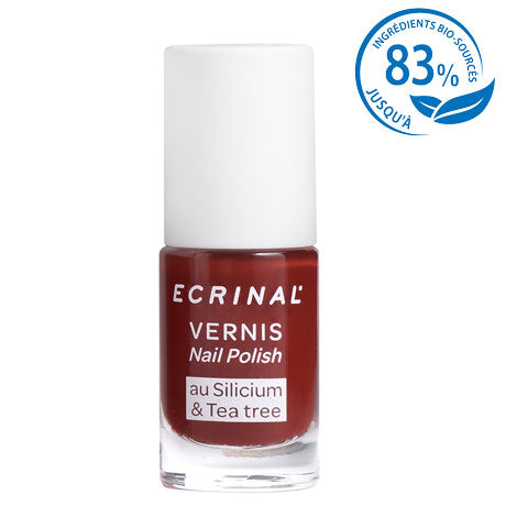 Ecrinal Silicium + Tea Tree Nail Polish 5 ml – Colour: Terra Cotta - The Beauty Shoppers